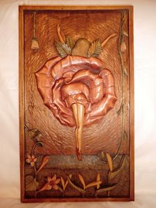 Picture of wood Flamenco dancer