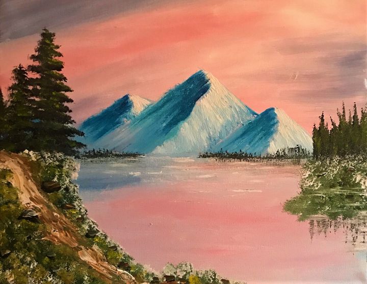 Mountain Glory - Allison Prior Art - Paintings & Prints, Landscapes ...