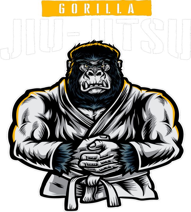 Gorilla Jiu Jitsu - zak bakir - Drawings & Illustration, Abstract ...