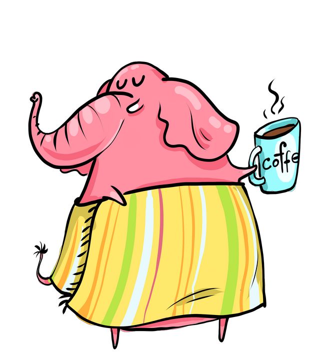 Slonik coffee, Elephant, Elephant Sh - zak bakir