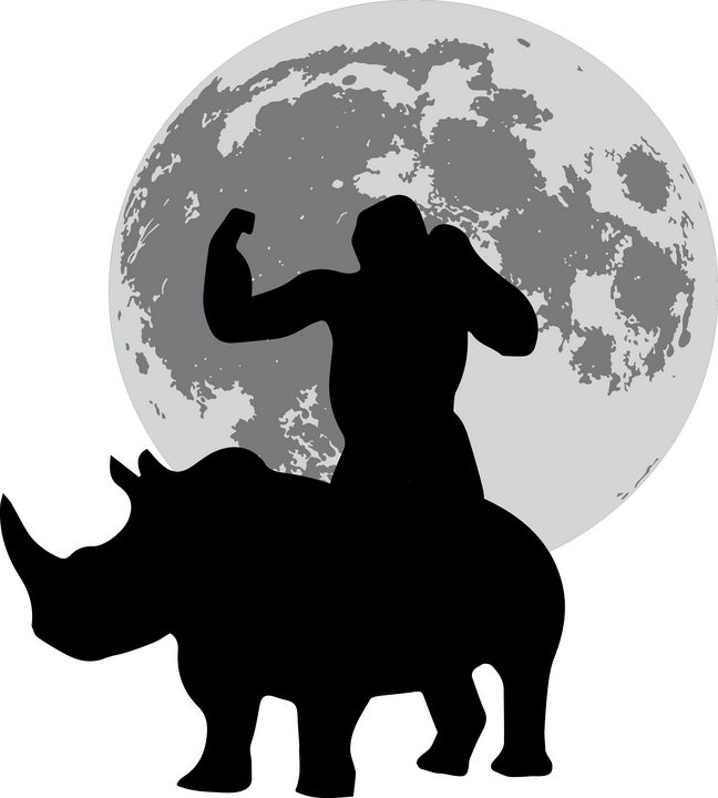 Bigfoot Riding Rhino - zak bakir