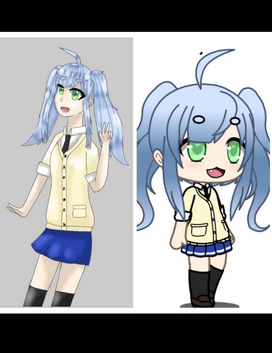 Drawing Gangster Anime - Gacha Life Cute Wolf Girls, HD Png Download, png  download, transparent png image | PNG.ToolXoX.com