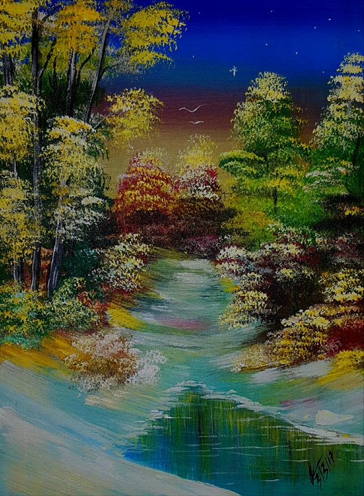 Twilight Stars - Collin A. Clarke - Paintings & Prints, Landscapes ...