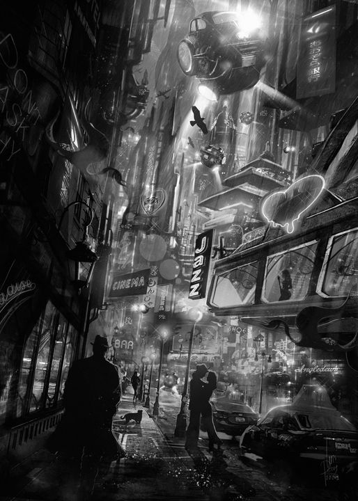 Strangers in a Noir Night - I Create Worlds - All things Fantasy by