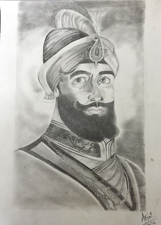 ekam.art - Here is the final drawing of Guru Gobind Singh... | Facebook