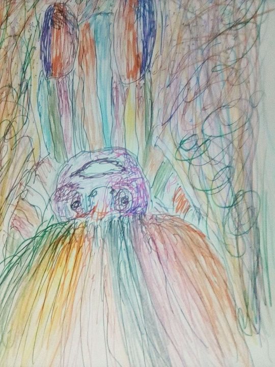Rainbow - Snoopys - Drawings &amp; Illustration, Abstract, Figurative - ArtPal