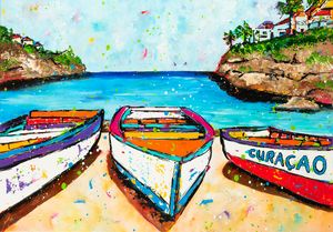 Playa Lagun Curaçao - Happy Paintings