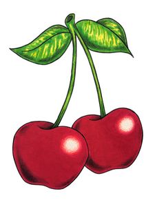 “Cherries” – Cherries on a Vine Art