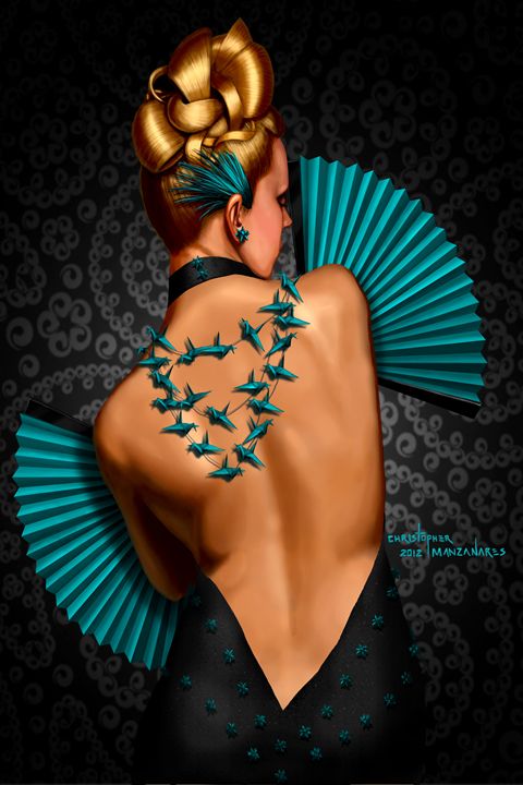 Paper Fashion 2012 - Manzanares - Fine Art Studio of Christopher Manzanares