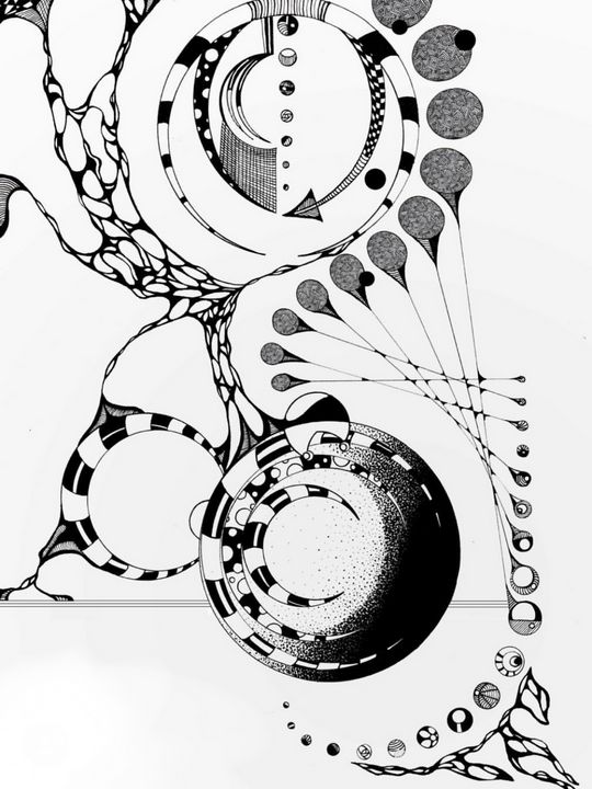Meditative Abstract 002 - Art By Rose