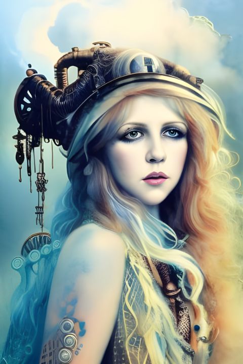 Steampunk Woman Art