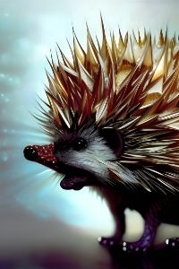 Hedgehog with Boy Band Hair