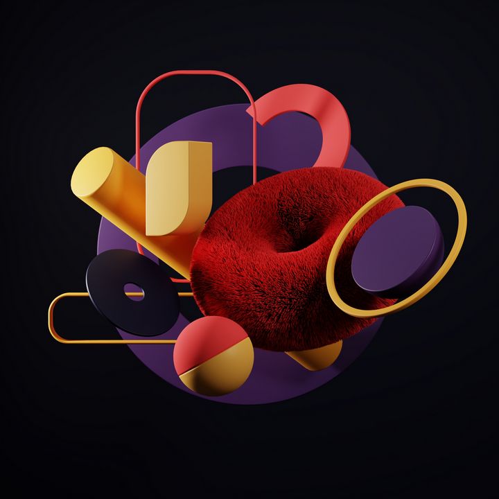 Jump Aayush Digital Art Abstract Geometric Artpal