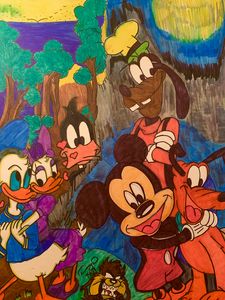 Goofy and friends