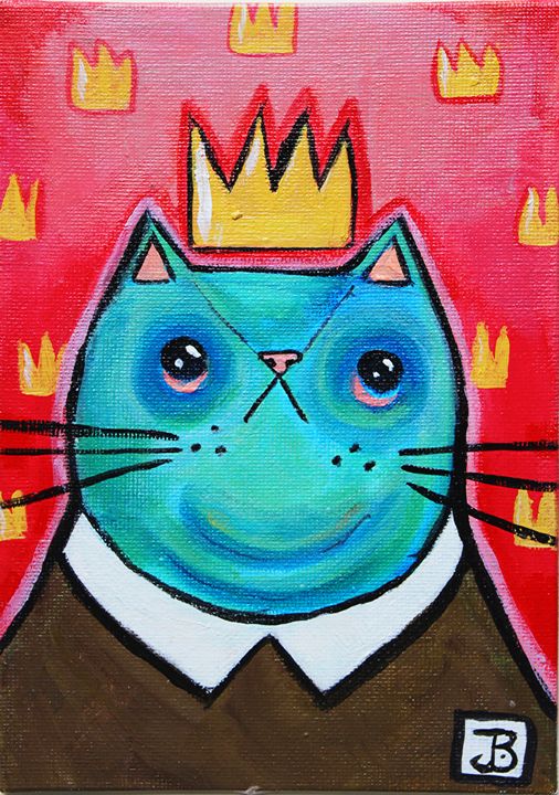 King Cat JTB Paintings & Prints, Animals, Birds, & Fish, Cats