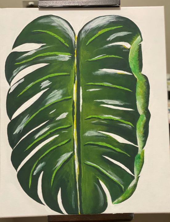 Unfurling Monstera Leaf - Lanna Pierre - Paintings & Prints, Flowers,  Plants, & Trees, Plants, Other Plants - ArtPal