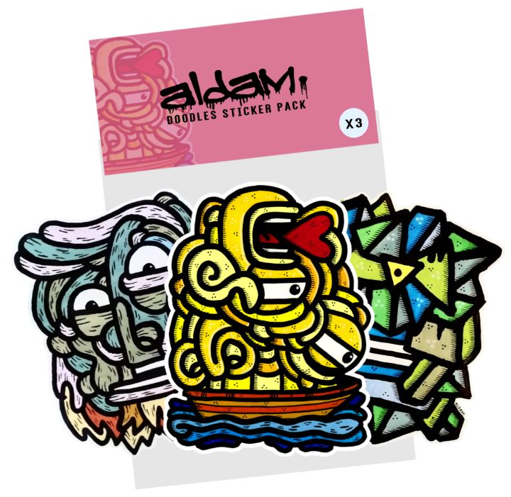 Sticker Pack One - X3 - Aldam