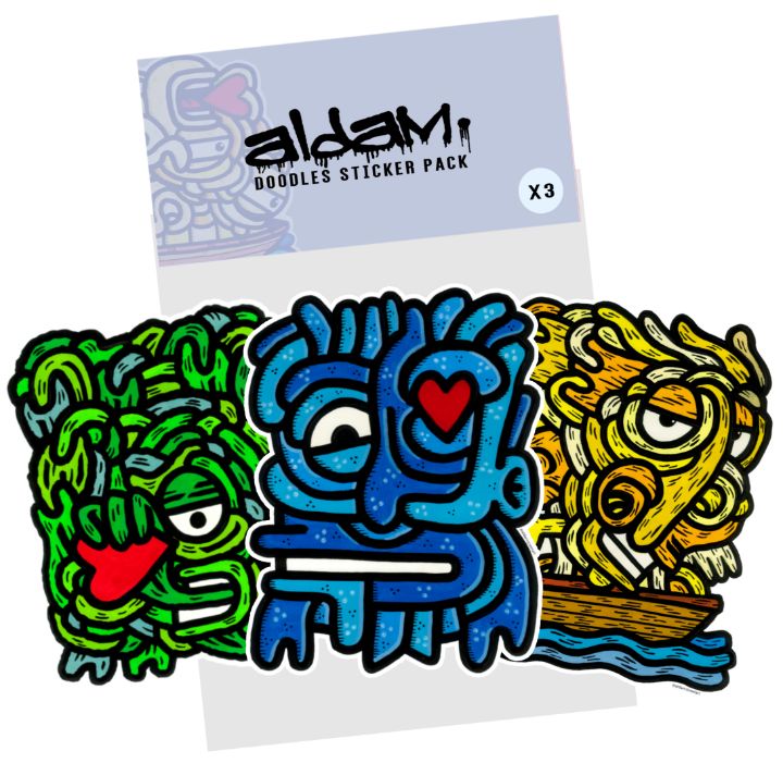 Sticker Pack Two - X3 - Aldam