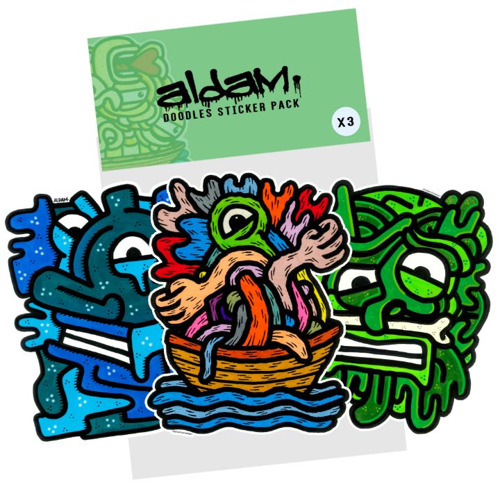 Sticker Pack Three - X3 - Aldam