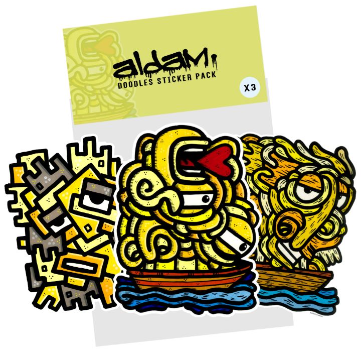 Sticker Pack Seven - X3 - Aldam