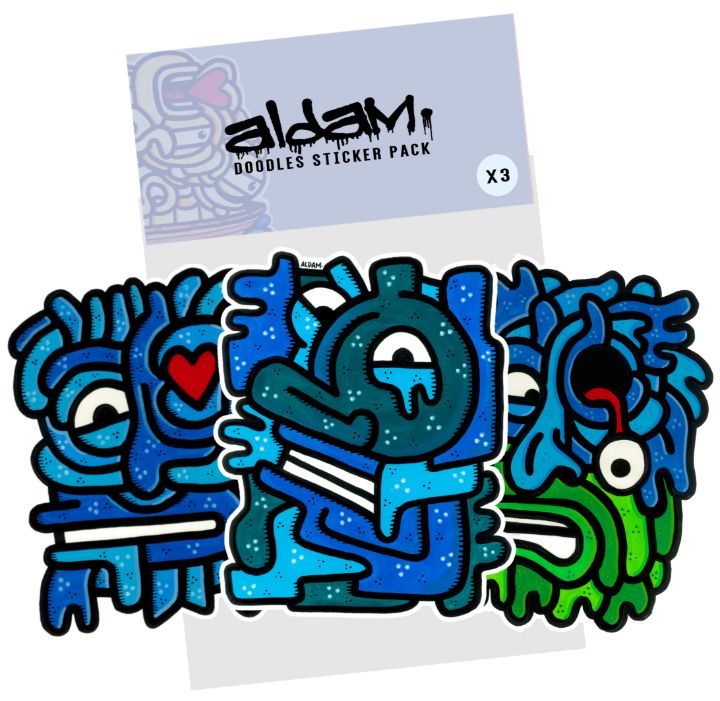 Sticker Pack Eight - X3 - Aldam