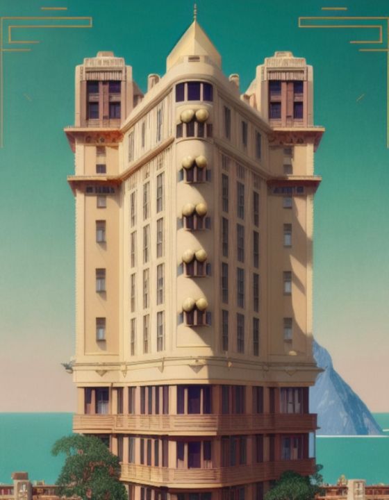 Magnifique - Nouveau Riche - Digital Art, Buildings & Architecture