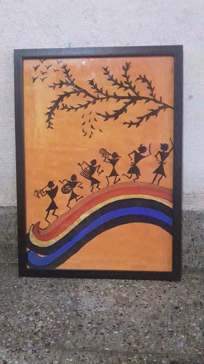 Warli painting -  Vaishalibadale123