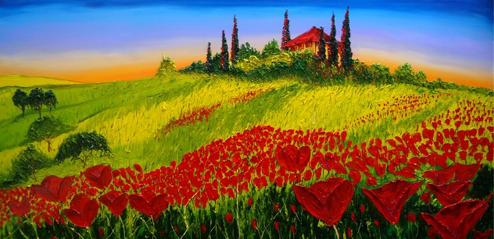 Wildflowers Of Tuscany - Dunbar's Modern Art