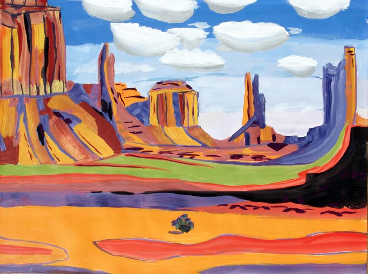 Four corners Abstract - KMCreative - Paintings & Prints
