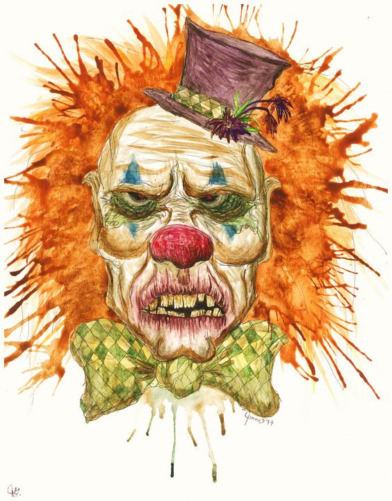 Grumpy Clown - JG Crafting and Art