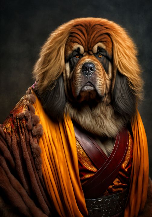 tibetan mastiff shaolin - absention