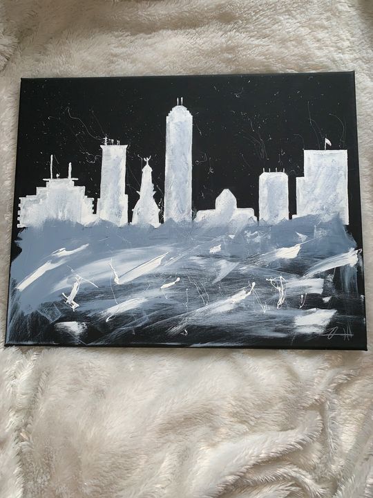 Downtown Indianapolis - Adam Art - Paintings & Prints, Places & Travel ...