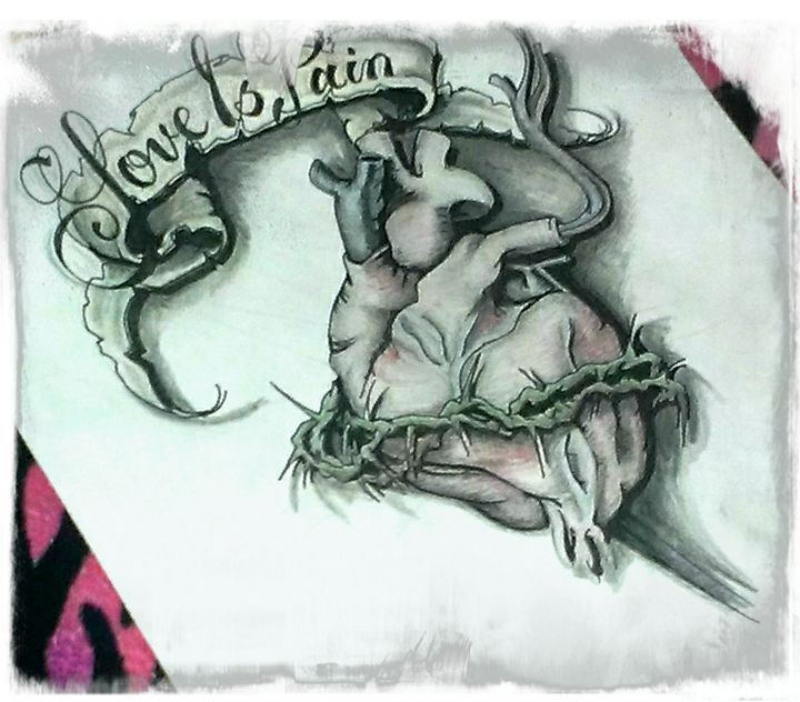 Love is pain - Mauricio Gambinos Exquisite Arts