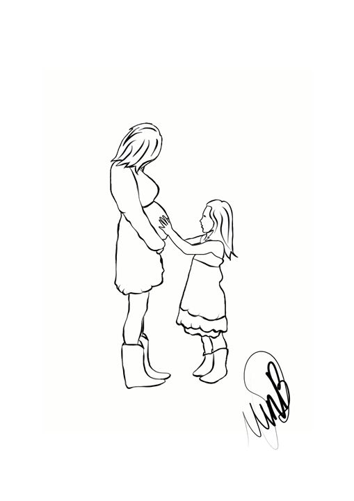 Mothers day coloring page - Merve mine bardakçı