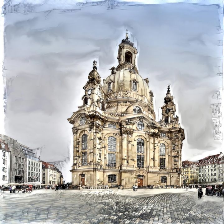 Dresden Frauenkirche 6LNK Paintings & Prints, Buildings