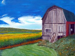 Corn Field Art Paint By Numbers - PBN Canvas