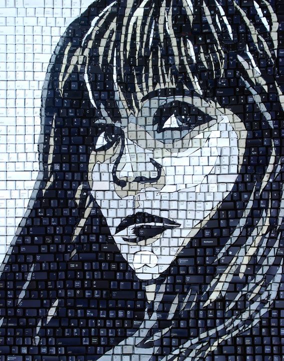 Keys of Gray - Monique Sarfity Mosaics