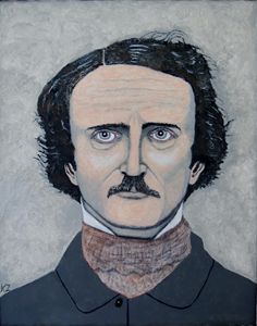 Telltale heart of Edgar Allan Poe.