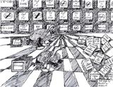 God = TV Print