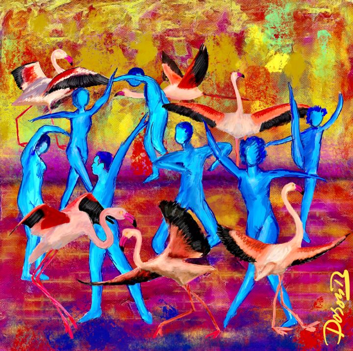 Flamenco and blue danseurs - DoronB