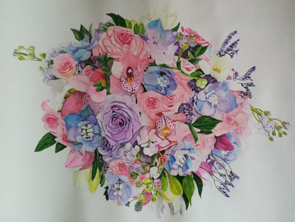 Bouquete Paintings Paintings Prints Flowers Plants Trees Flowers Other Flowers Artpal