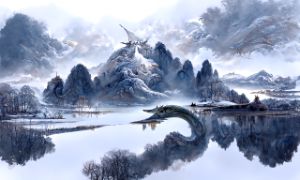 Snowy Mountains And Lakes 2