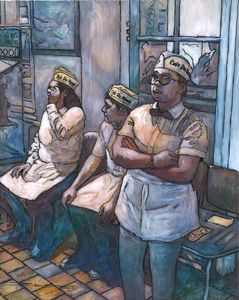 Cafe Du Monde Waiters on Break