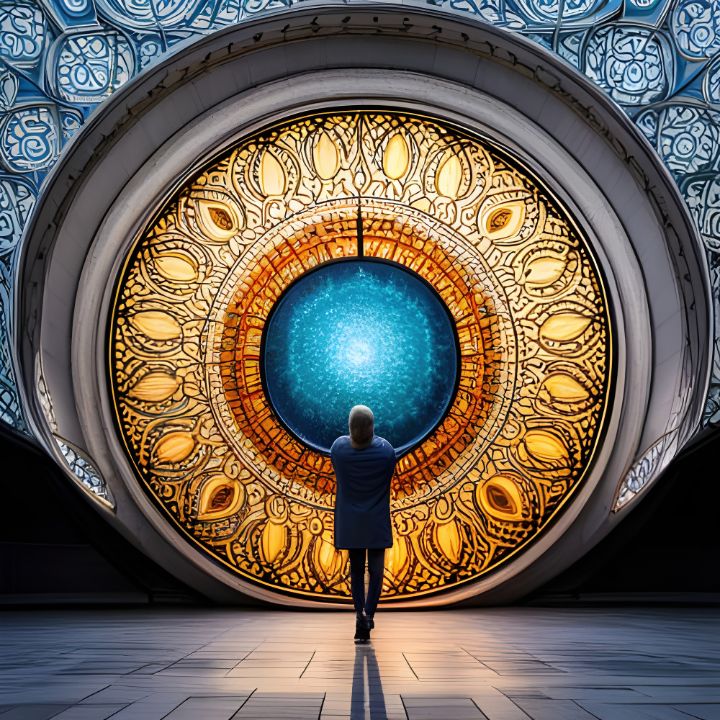Looking At Huge Spaceship Mandala Lewis Sandler Mandala Art Gallery Digital Art Fantasy