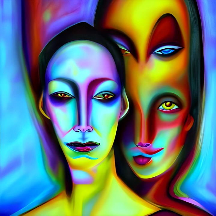 Eyes On You Lewis Sandler Mandala Art Gallery Digital Art People Figures Other People