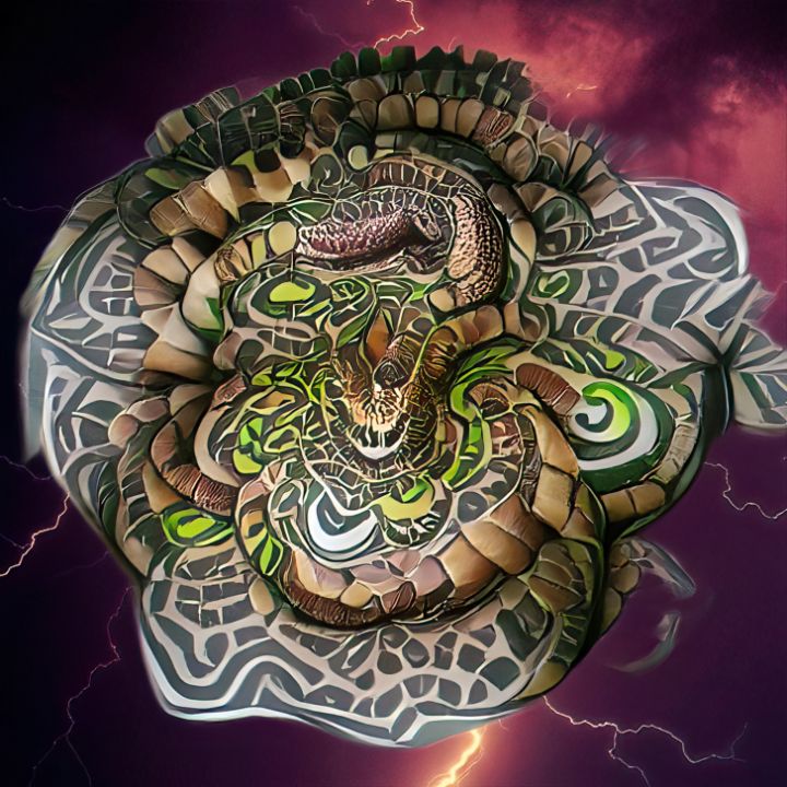 Snake mandala from Mattia's archives @mattia_mthw Temple Tattoo 8/11  Fletcher street Byron Bay NSW 2481 Ph. 0478757789 Email:… | Instagram