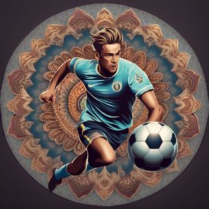 Soccer Pop art-Artwork by @MK STUDIO