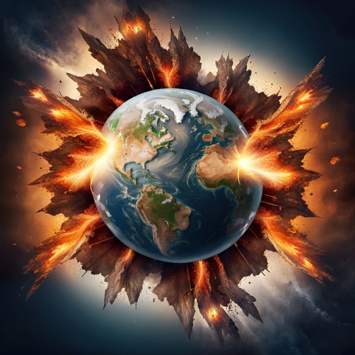 Earth Exploding Mandala Lewis Sandler Mandala Art Gallery Digital Art Science Technology