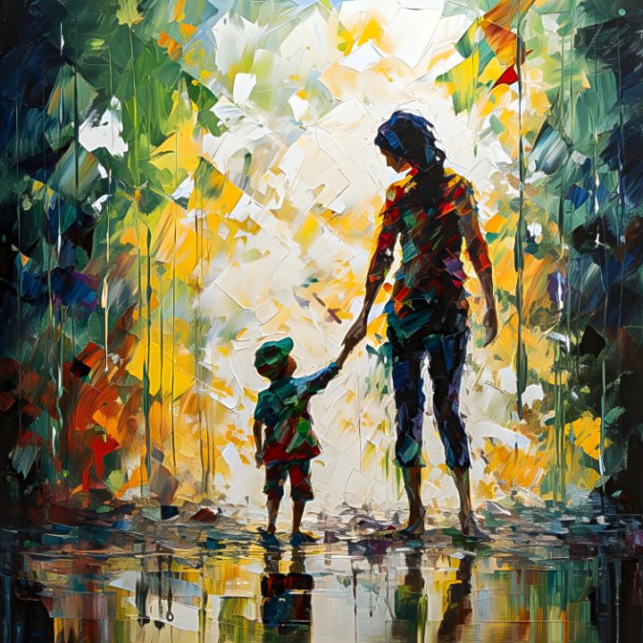 Mother, the journey. - VKMOKELLOARTS - Digital Art & AI, People