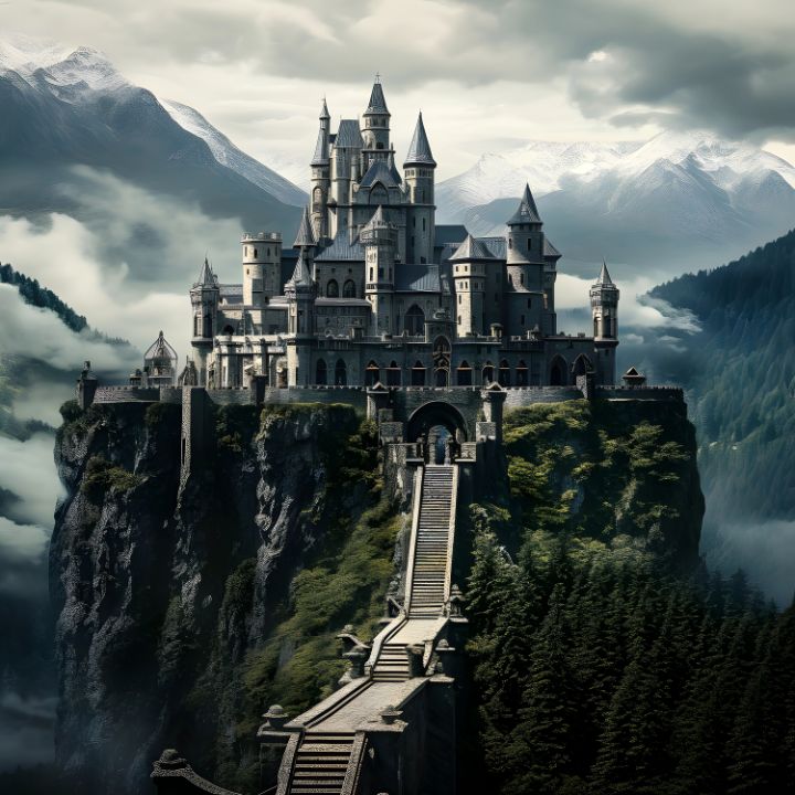 fantasy castles in the sky